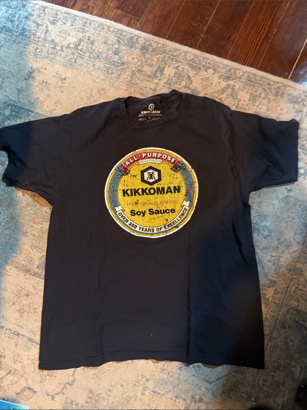 Black Graphic Logo T-Shirt - Men's